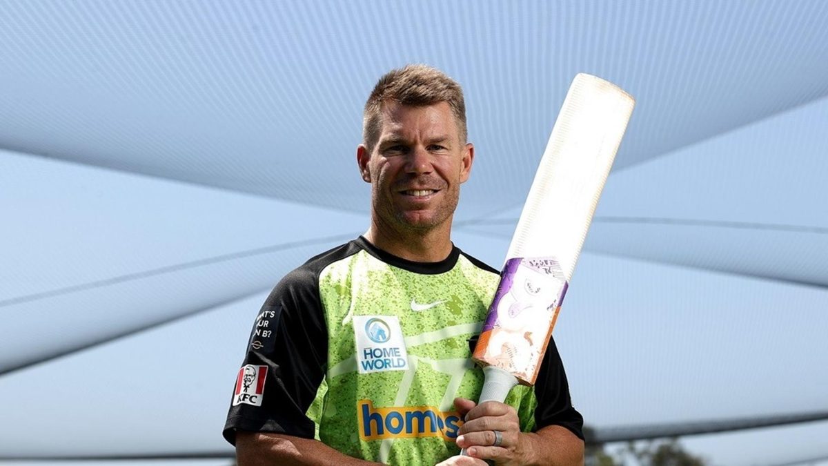 David Warner Sydney Thunder