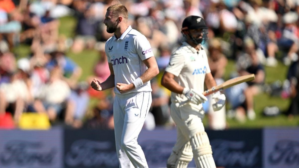 Gus Atkinson picked up his 50th Test wicket during just his 11th game, getting to the landmark after he dismissed Daryl Mitchell during day one of the Hamilton game.